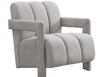 Modern Minimalist Leisure Armchair With L Shaped Armrests