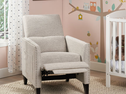 Kiersten - Contemporary Fabric Pushback Recliner