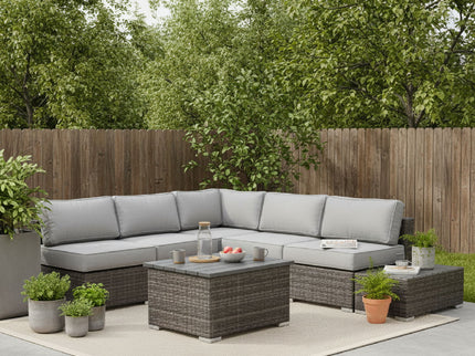 Stylish Entertainment Sectional Set, Outdoor Living