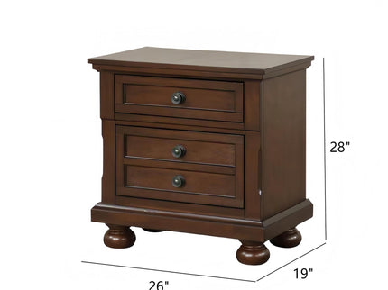 Meade - Nightstand - Dark Cherry