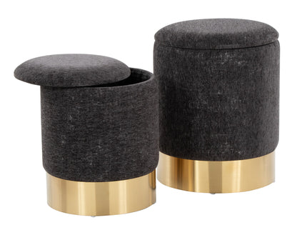 Marla - Contemporary Nesting Ottoman Set