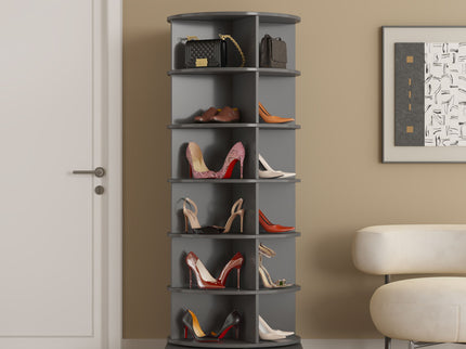 360 Rotating Shoe Cabinet 6 Layers