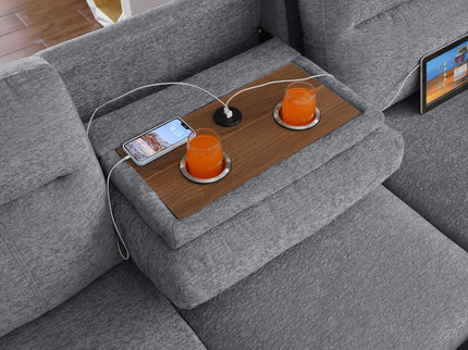 Kipling II - 92.5" Sleeper Sectional Sofa