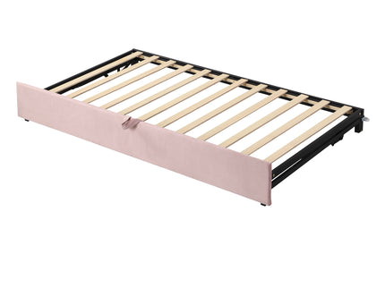 Twin Size Upholstered Daybed With Pop Up Trundle