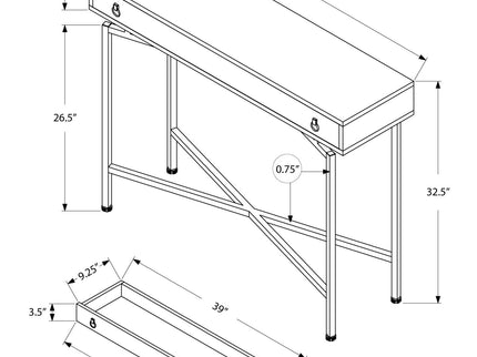 Accent Console Table For Entryway, Functional Storage Drawer