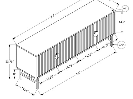 TV Stand, Console, Media Entertainment Center, Storage Cabinet, And Contemporary & Modern