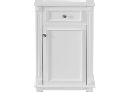 Bathroom Vanity With Sink, Soft-Closing Door, Adjustable Shelf