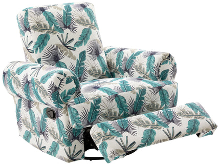 Manual Swivel Recliner Rocker Chair With Adjustable Backrest