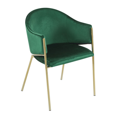Modern Upholstered Dining Chair With Frame And