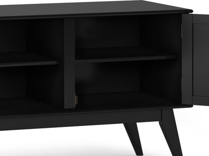Draper - Handcrafted Mid Century Low TV Media Stand