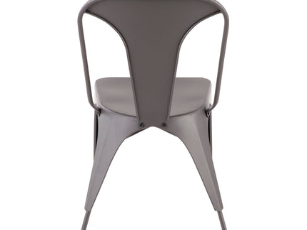 Austin - Industrial Dining Chair (Set of 2) - Matte Gray
