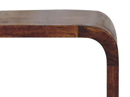 Minimalist Open Curved Nightstand