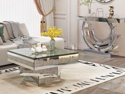 Coffee Table - Silver - Mirror