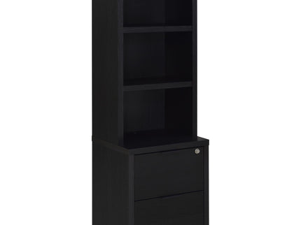 Geary - 3 Shelf Bookcase With USB Charging And Lockable Top Drawer
