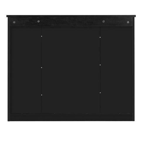 Wall Mounted Bathroom Cabinet With Mirror And 5 Shelves, Rectangular Design