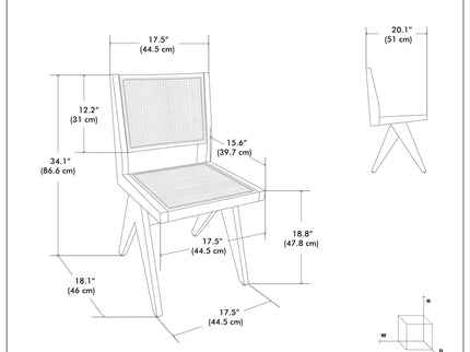 Regina - Handcrafted Dining Chair (Set of 2)