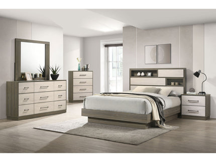 Edmondson - 4 Drawer Chest - Natural / Gray