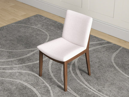 Laura - Mid-Century Modern Solid Wood Dining Chair (Set of 2)