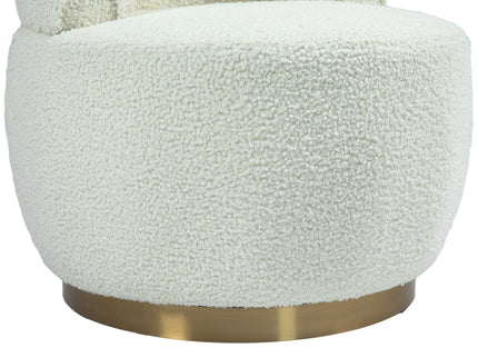 360 Degree Swivel Cuddle Barrel Accent Sofa Chair