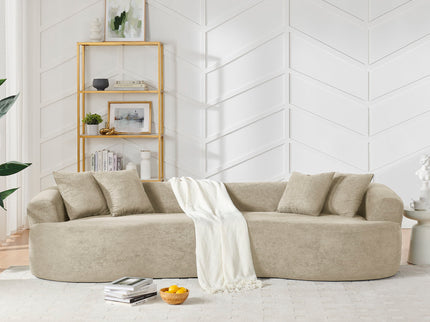 4 Seater Curved Cloud Sectional Sofa