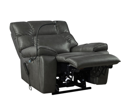Recliner Chair With Phone Holder, Electric Power Lift Recliner Chair With 2 Motors Massage And Heat For Elderly, 3 Positions, 2 Side Pockets, Cup Holders