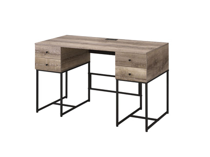 Desirre - Wirting Desk With USB Port - Oak