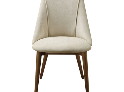 Willene - Polished Microfiber Side Chair (Set of 2) - Beige