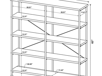 Double Wide Bookcase Shelves