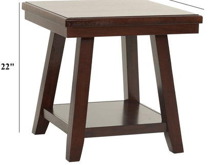 3 Piece Occasional Table Se, Coffee Table, End Table & Sofa Table - Walnut