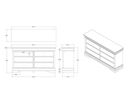 Charlston - Dresser With LED