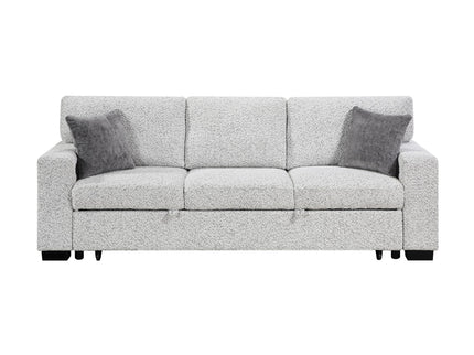 Prato - Sofa With Pull Out Sleeper And USB - Gray