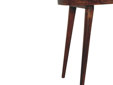 Rounded Wood Table