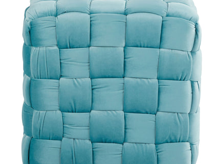Square Braided Ottoman -