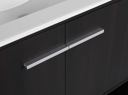 Modern Bathroom Vanity With Ceramic Sink, Freestanding Cabinet, Soft Closing Doors