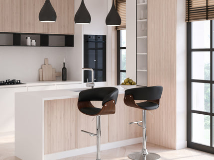 Sheldon - Upholstered Adjustable Swivel Bar Stool