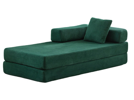Floor Couch, Convertible Floor Sofa Bed With Pillow Back Support Armrest