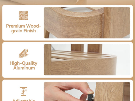 Swivel Chair For Patio - Oak