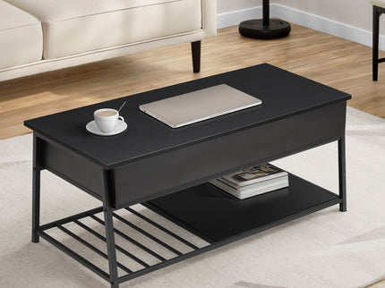 Contemporary Coffee Table, Lift Top, Rectangular