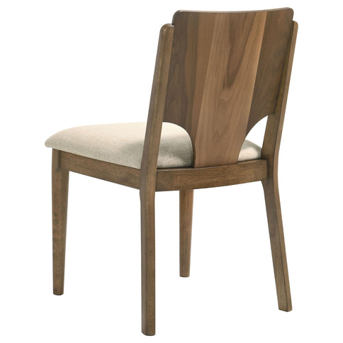 Graham - 5 Piece Round Dining Table Set - Walnut