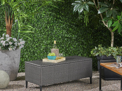 Rupert - Storage Unit Resin Wicker Outdoor