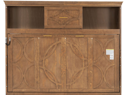 Murphy Bed With Charging Station And Drawer