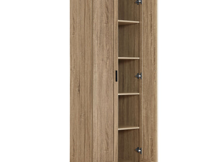 Storage Cabinet With Adjustable Shelves, 2 Doors, Rectangle Design For Bathroom