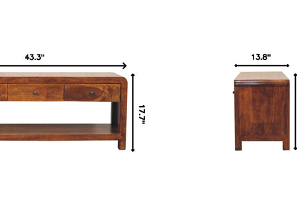 Aspen - Media Unit - Chestnut