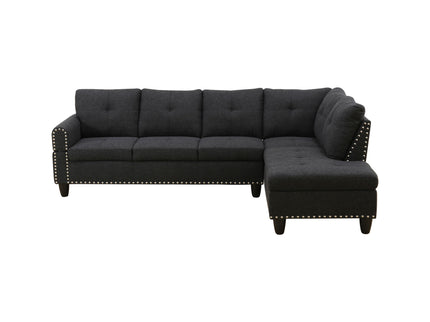 L - Shaped Sectional Sofa With Movable Left Chaise