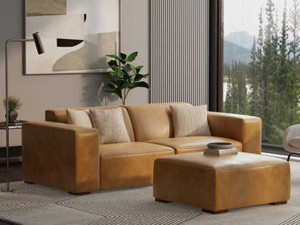Rex - Handcrafted Sectional Sofa And Ottoman