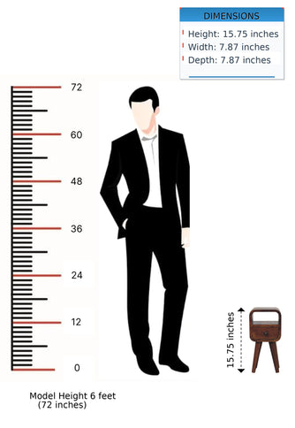 Mini Open Bedside Nightstand