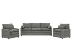 Dark Gray / 3 Pc. Sofa, 2 Chairs