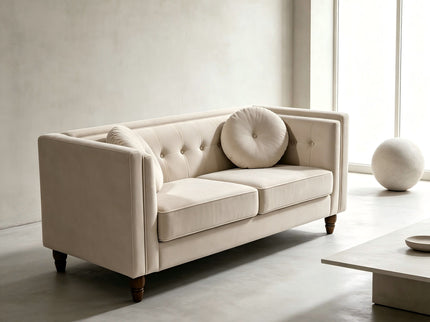 Chesterfield Loveseat 2 Seater Couch For Living Room