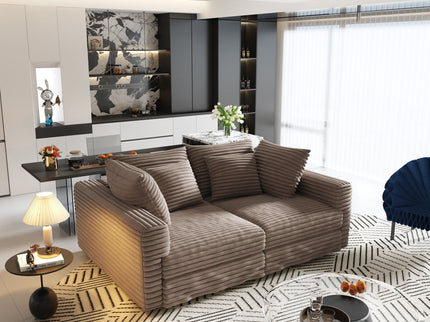 4 Seat Sofa, Deep Seat Couches With Soft Pillows