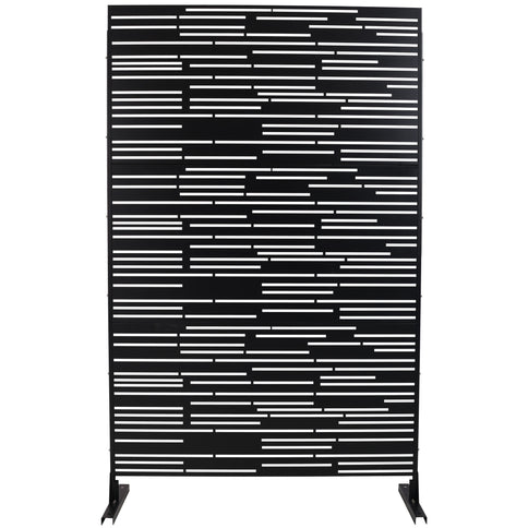 Outdoor & Indoor Freestanding Metal Privacy Screen